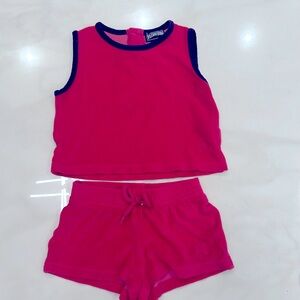Vilebrequin terry cloth girl set size 4